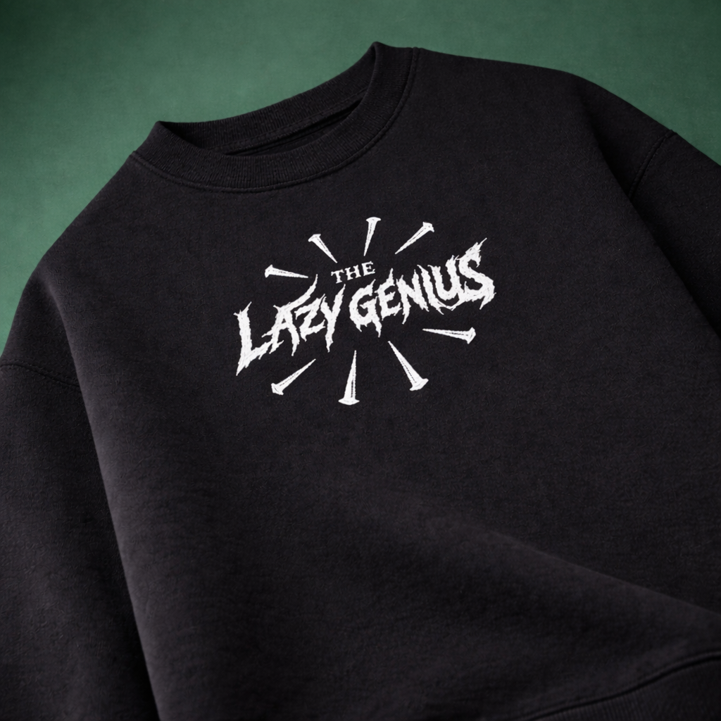 'LAZY GENIUS' Unisex Sweatshirt
