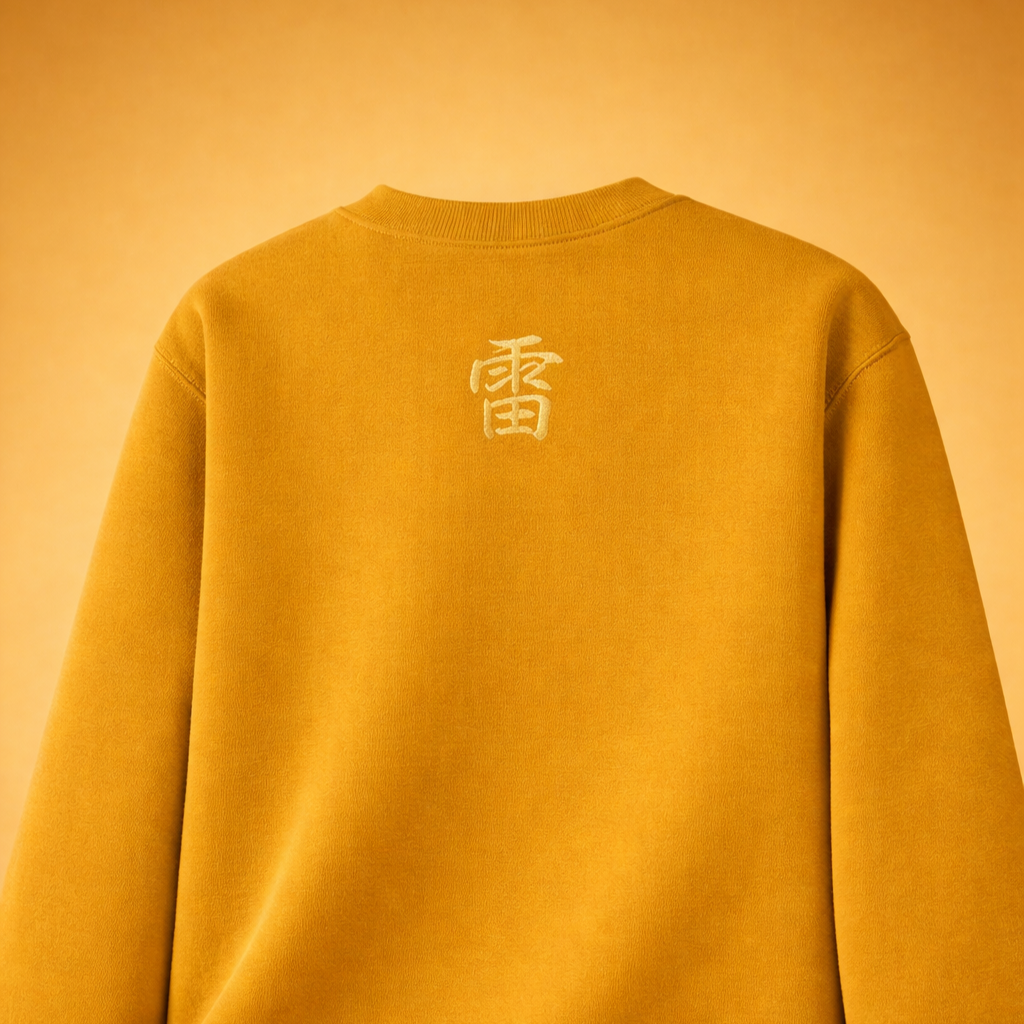 'THUNDER' Embroidered Unisex Sweatshirt