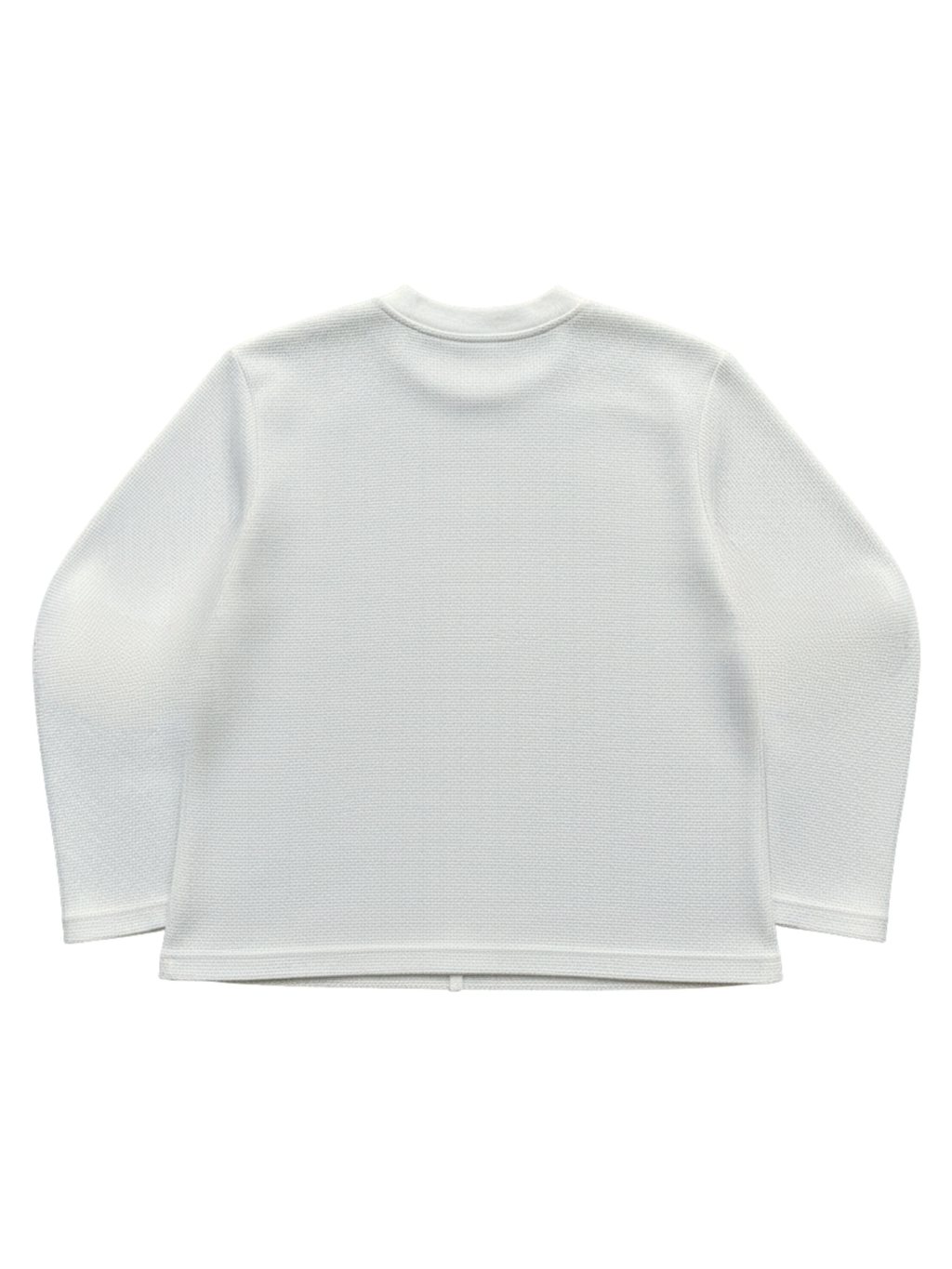 White Waffle Knit