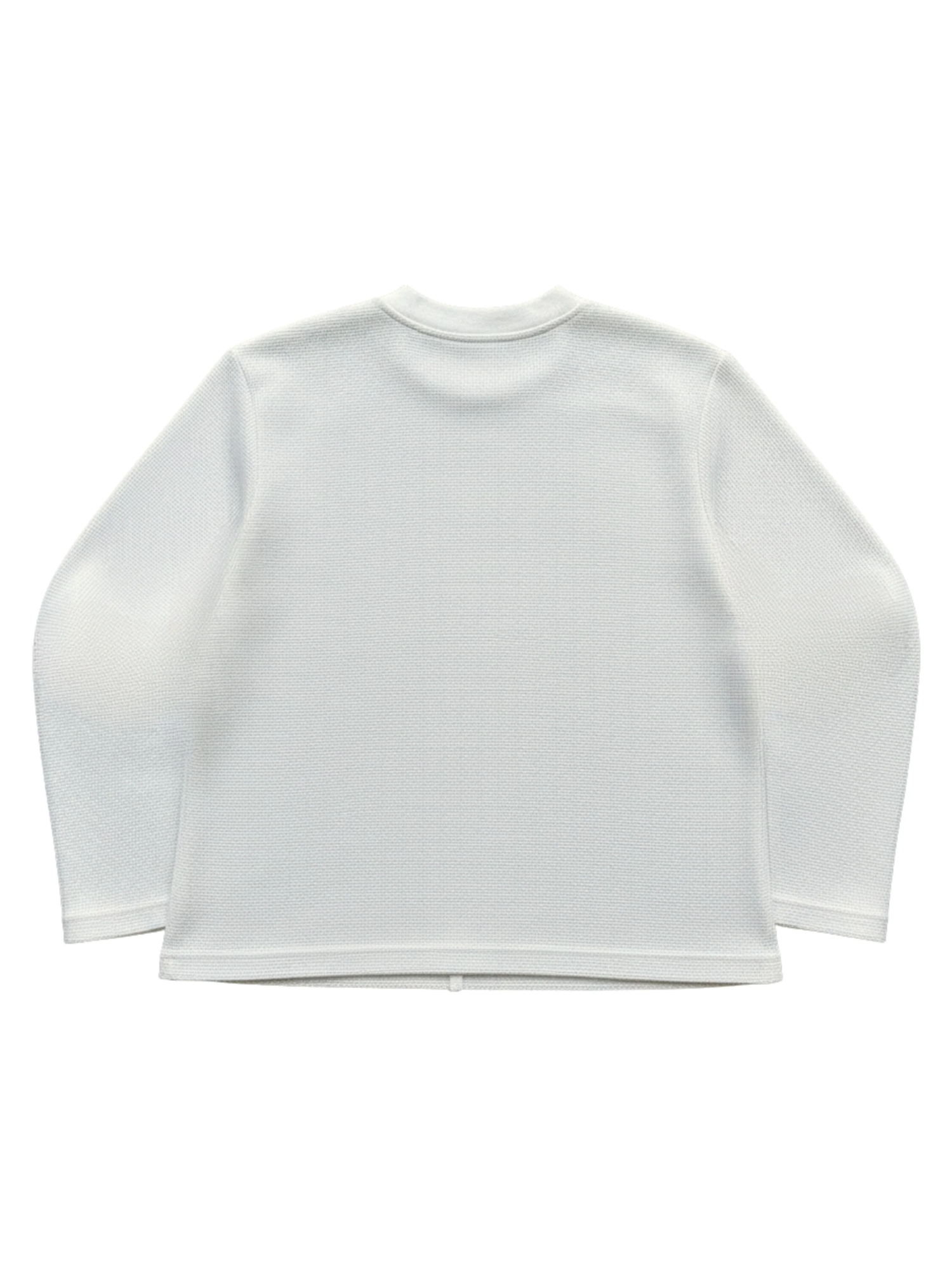 White Waffle Knit