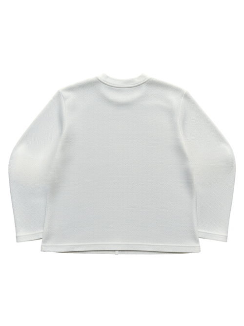 White Waffle Knit
