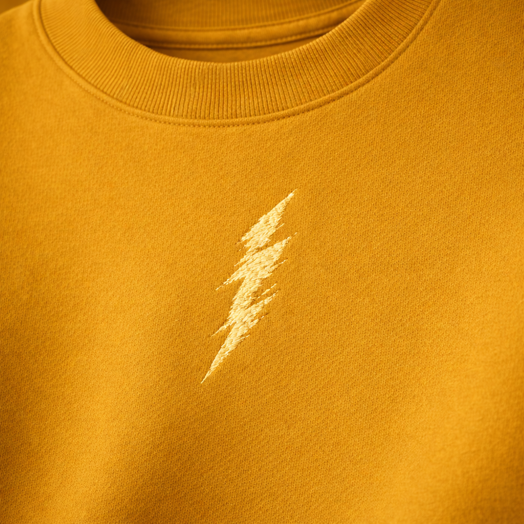 'THUNDER' Embroidered Unisex Sweatshirt