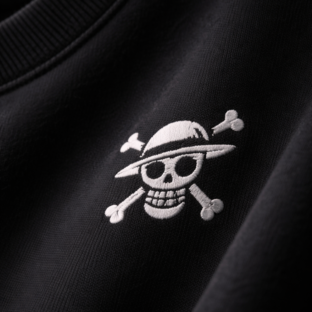 'STRAWHAT' Embroidered Unisex Sweatshirt