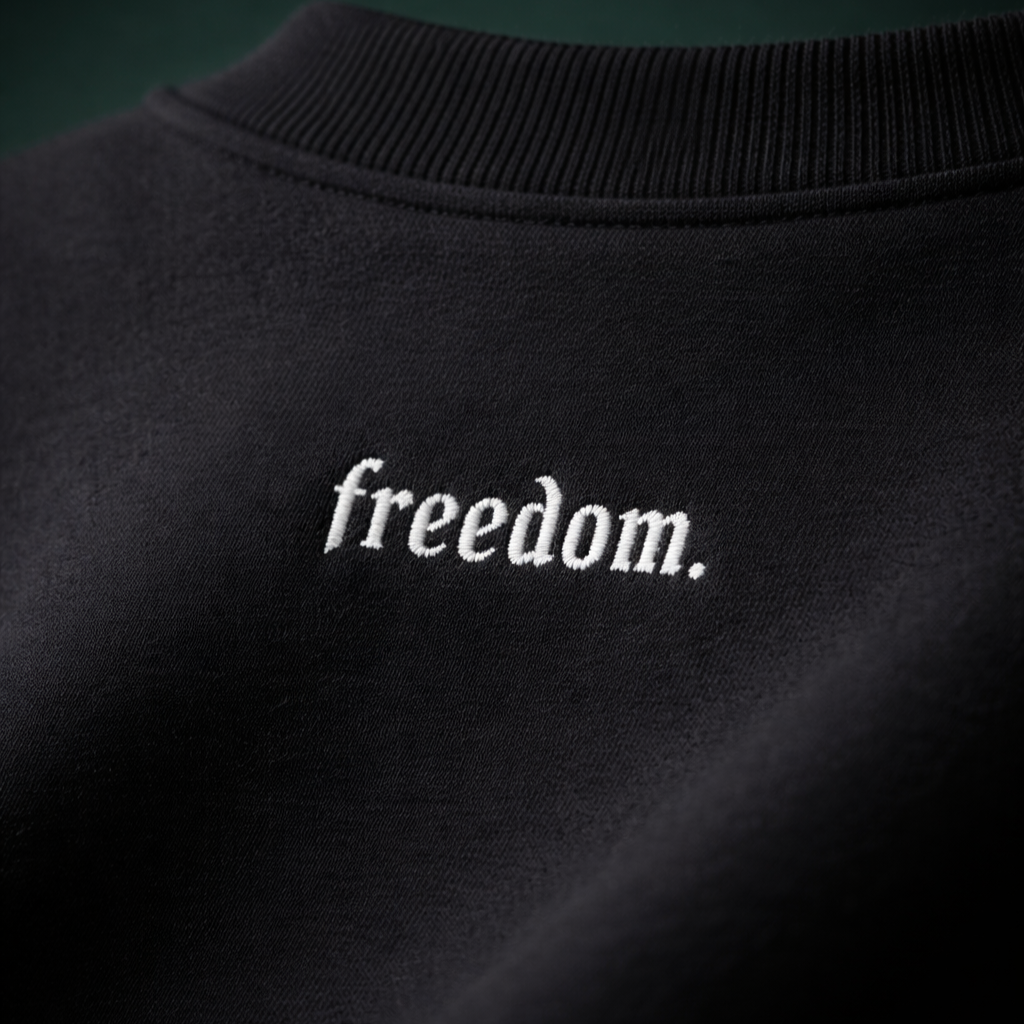 'STRAWHAT' Embroidered Unisex Sweatshirt