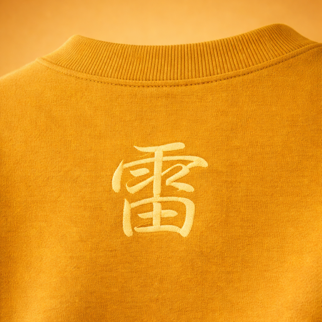 'THUNDER' Embroidered Unisex Sweatshirt