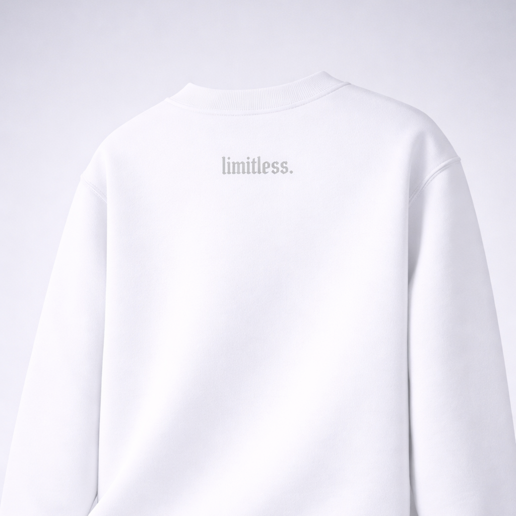 'LIMITLESS' Embroidered Unisex Sweatshirt