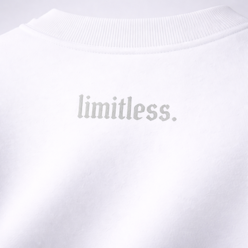 'LIMITLESS' Embroidered Unisex Sweatshirt